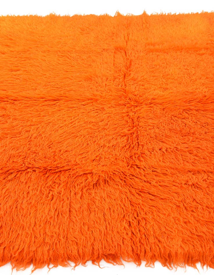 Detail image of  5' 1 x 6' 7  Hand Knotted Moroccan Wool Rug