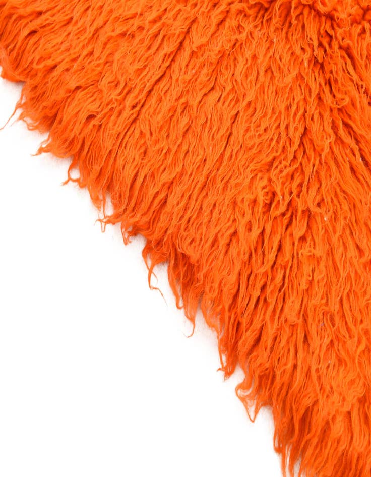 Detail image of  5' 1 x 6' 7  Hand Knotted Moroccan Wool Rug