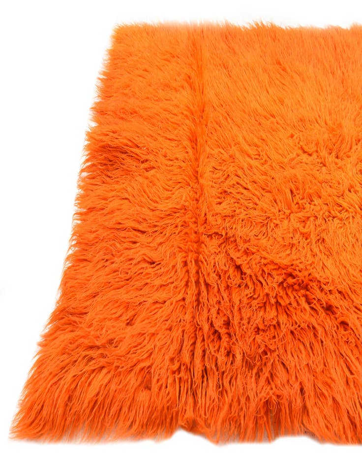 Detail image of  2' 10 x 4' 9  Hand Knotted Moroccan Wool Rug