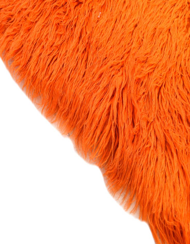 Detail image of  2' 10 x 4' 9  Hand Knotted Moroccan Wool Rug