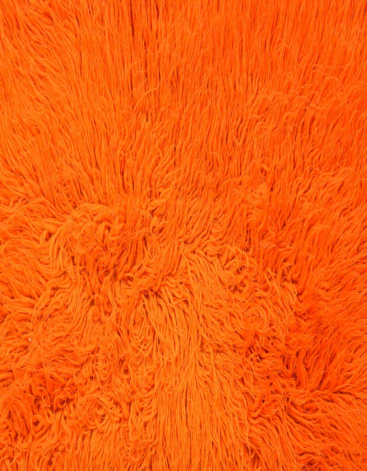 Detail image of  2' 10 x 4' 9  Hand Knotted Moroccan Wool Rug