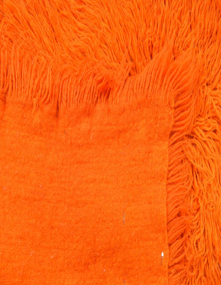 Detail image of  2' 10 x 4' 9  Hand Knotted Moroccan Wool Rug