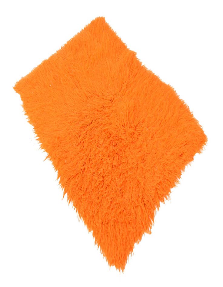 Detail image of  2' 10 x 3' 10  Hand Knotted Moroccan Wool Rug