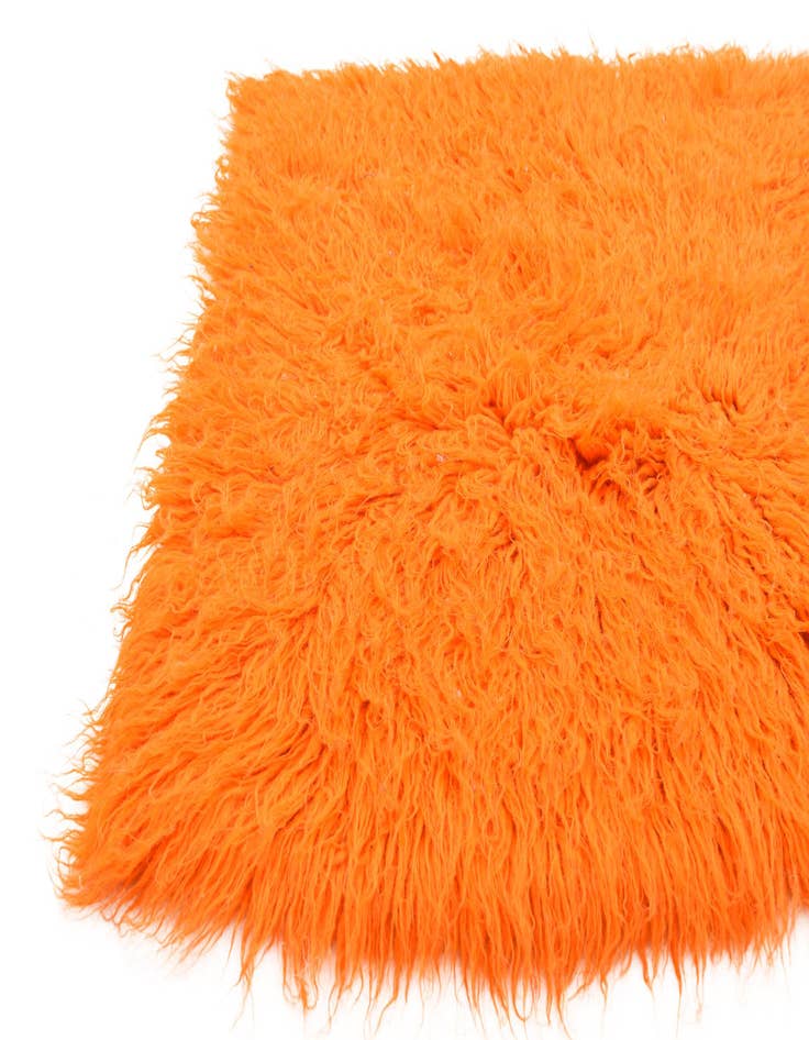 Detail image of  2' 10 x 3' 10  Hand Knotted Moroccan Wool Rug