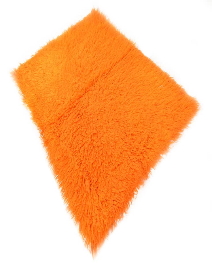 Detail image of  4' 1 x 5' 7  Hand Knotted Moroccan Wool Rug