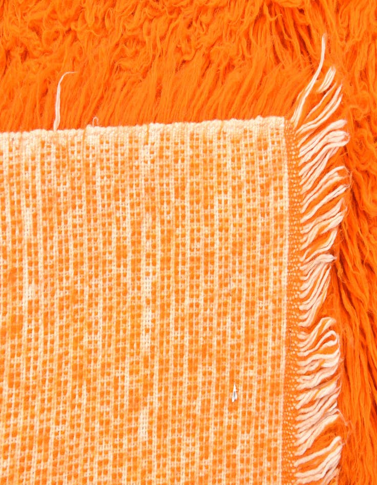 Detail image of  4' 1 x 5' 7  Hand Knotted Moroccan Wool Rug