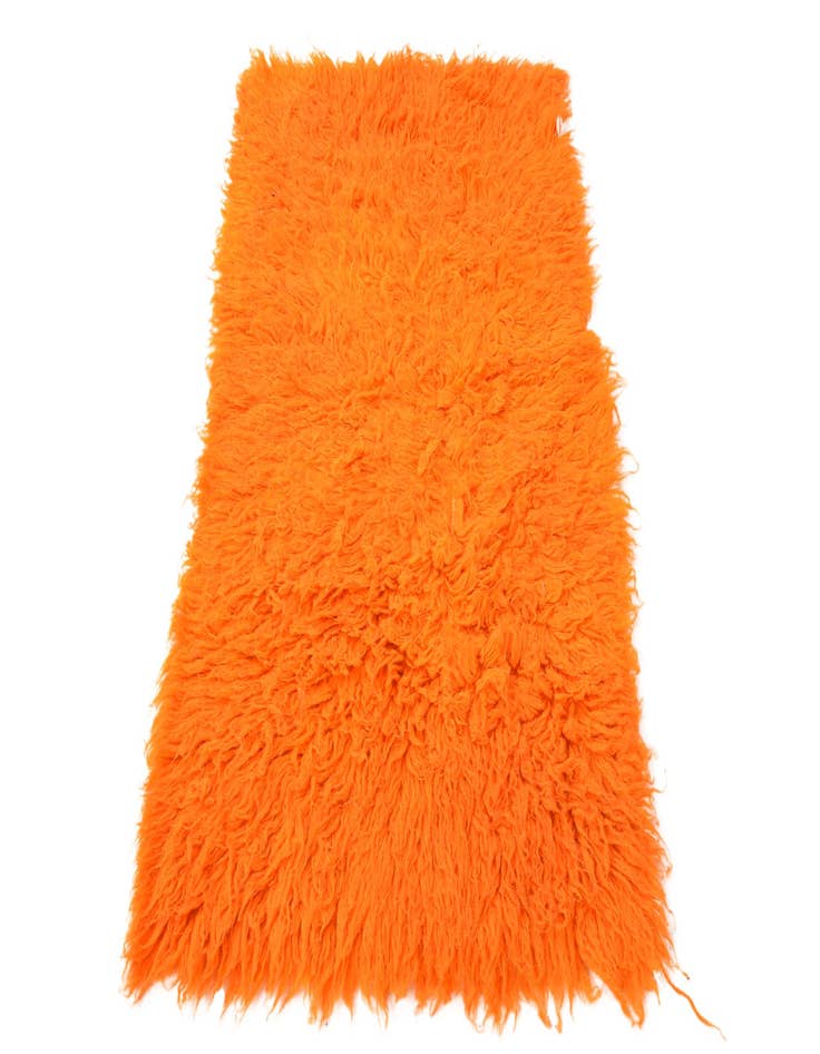 Detail image of  2' 8 x 5'  Hand Knotted Moroccan Wool Rug