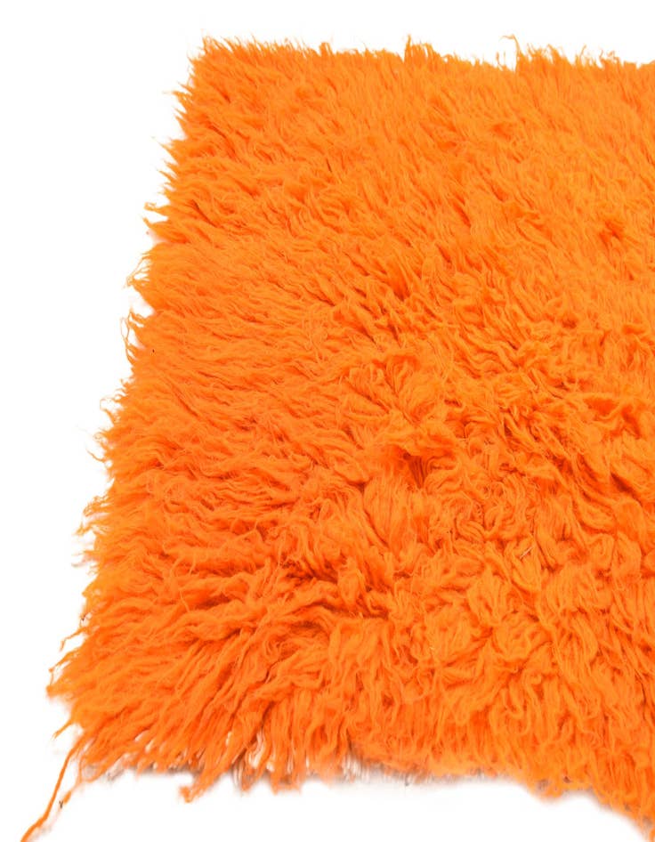 Detail image of  2' 8 x 5'  Hand Knotted Moroccan Wool Rug