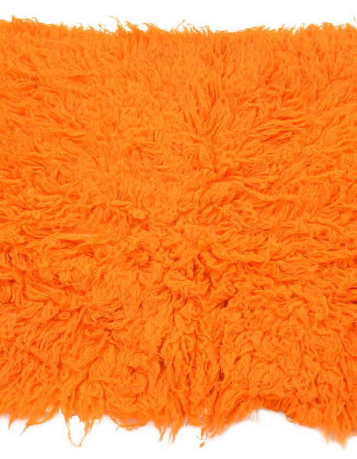 Detail image of  2' 8 x 5'  Hand Knotted Moroccan Wool Rug