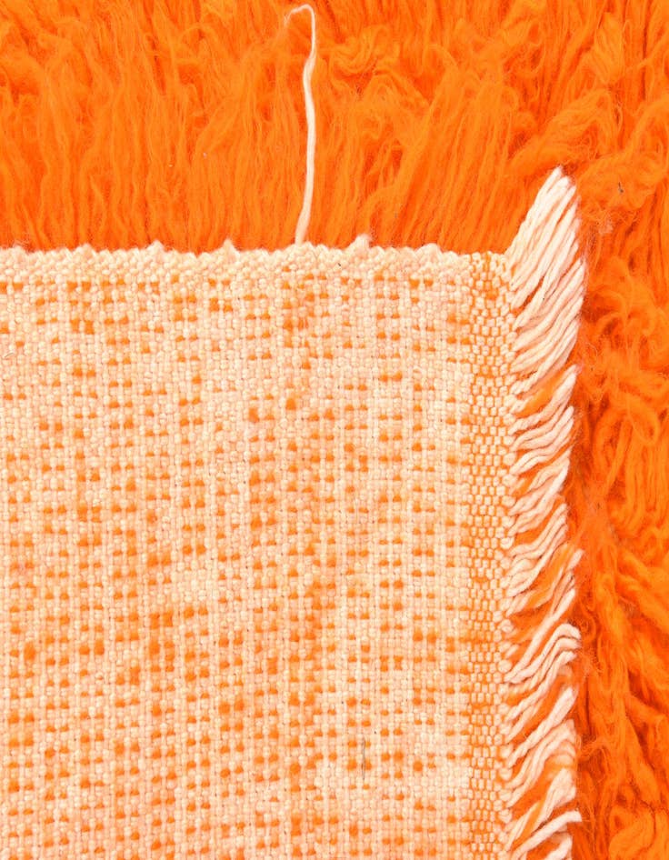 Detail image of  2' 8 x 5'  Hand Knotted Moroccan Wool Rug