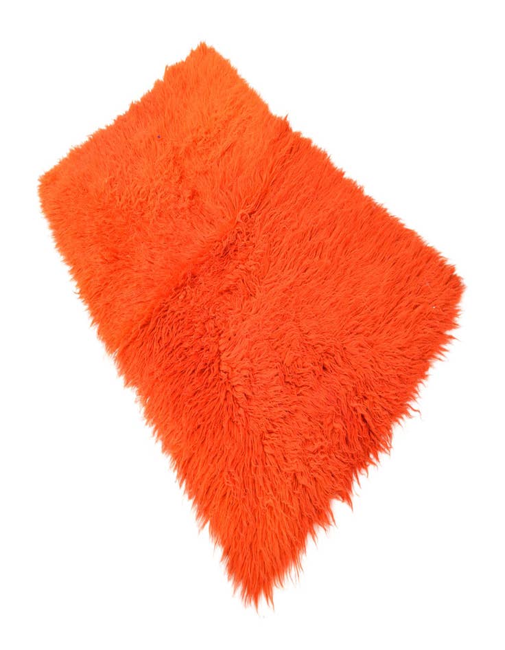 Detail image of  3' 3 x 5' 4  Hand Knotted Moroccan Wool Rug