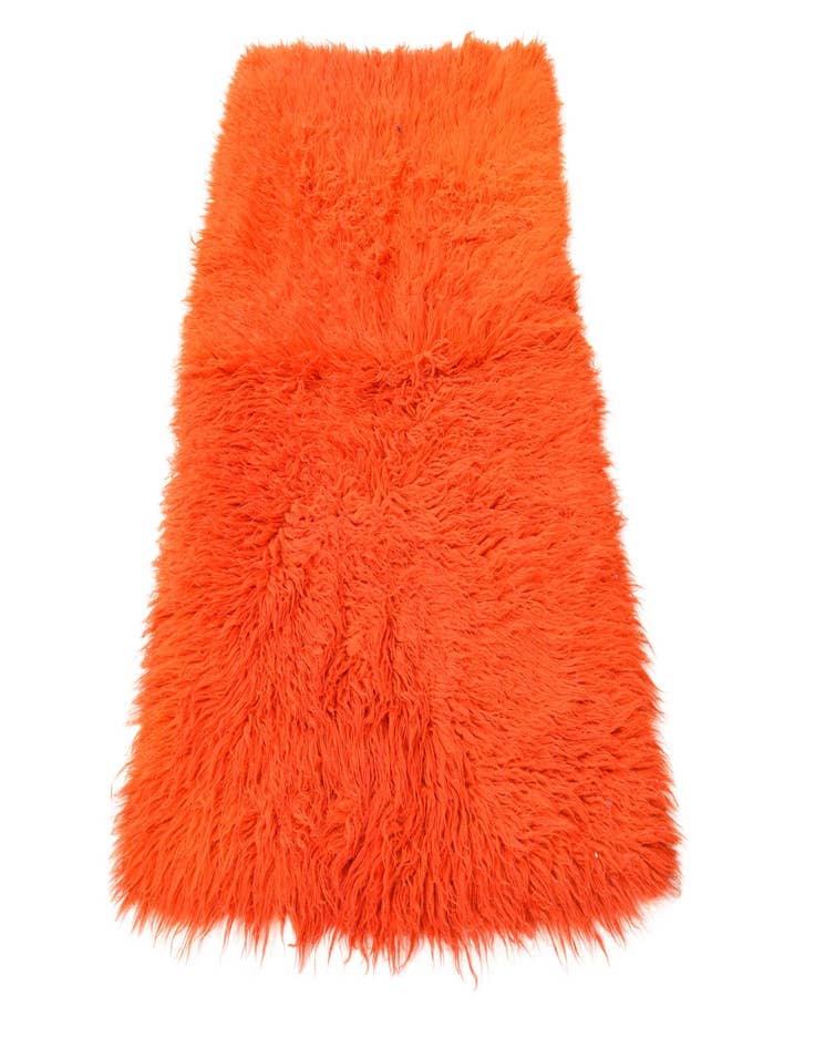 Detail image of  3' 3 x 5' 4  Hand Knotted Moroccan Wool Rug