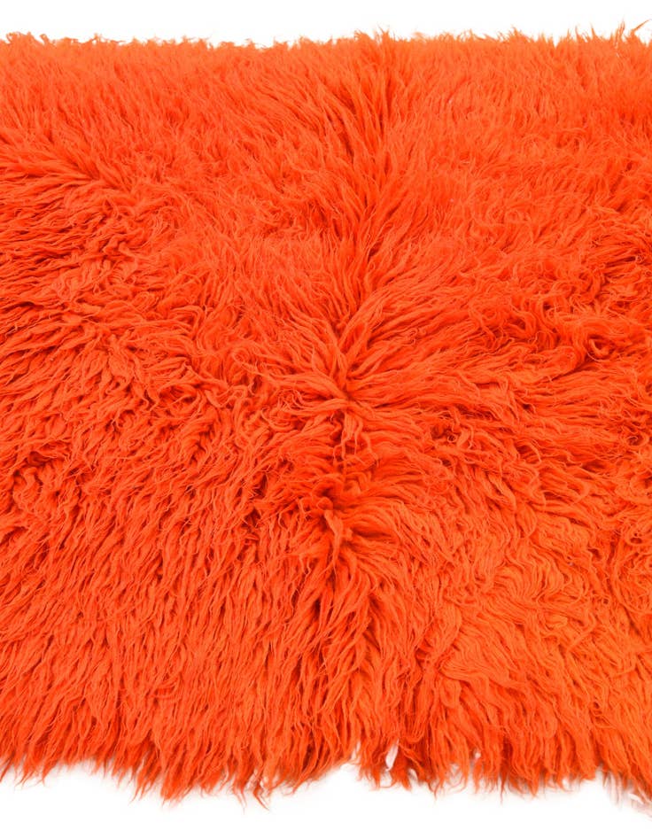 Detail image of  3' 3 x 5' 4  Hand Knotted Moroccan Wool Rug