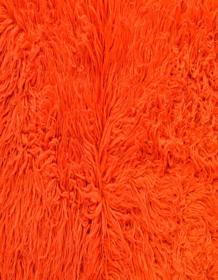 Detail image of  3' 3 x 5' 4  Hand Knotted Moroccan Wool Rug