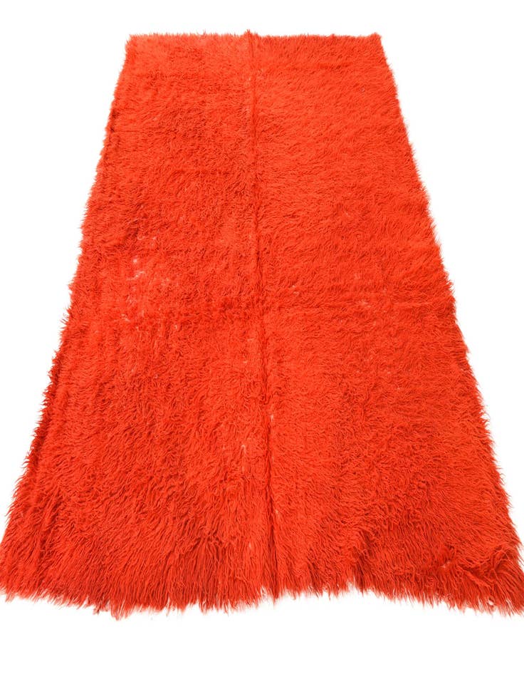 Detail image of  6' 6 x 8'  Hand Knotted Moroccan Wool Rug