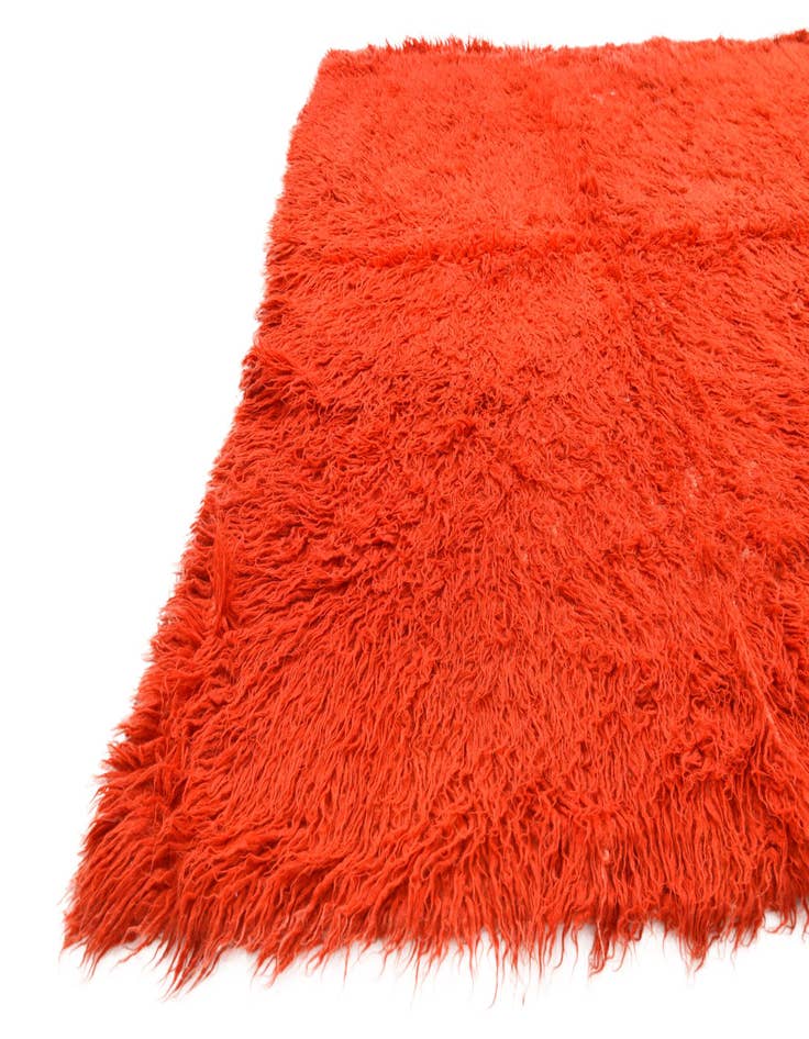 Detail image of  6' 6 x 8'  Hand Knotted Moroccan Wool Rug