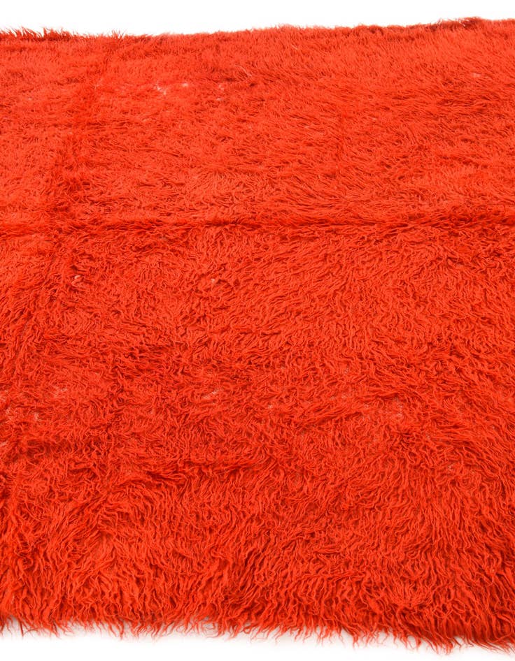 Detail image of  6' 6 x 8'  Hand Knotted Moroccan Wool Rug