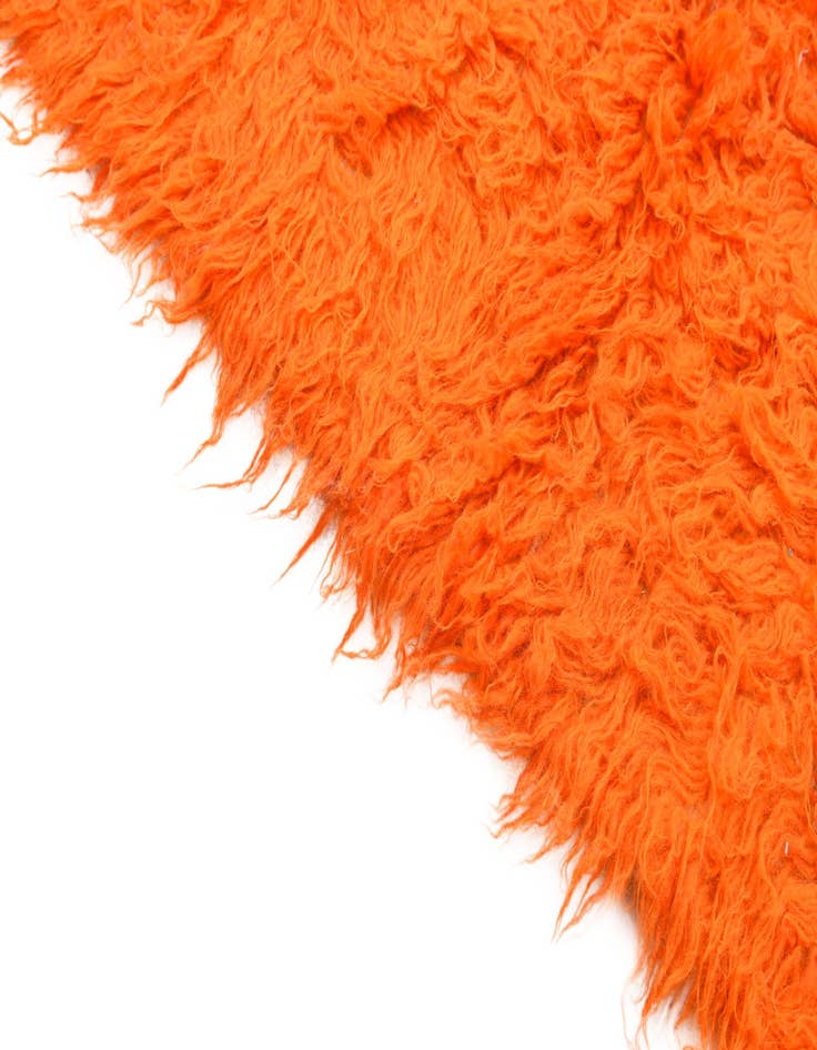 Detail image of  5' 2 x 7' 6  Hand Knotted Moroccan Wool Rug