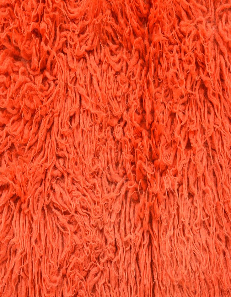 Detail image of  2' 2 x 4' 5  Hand Knotted Moroccan Wool Rug