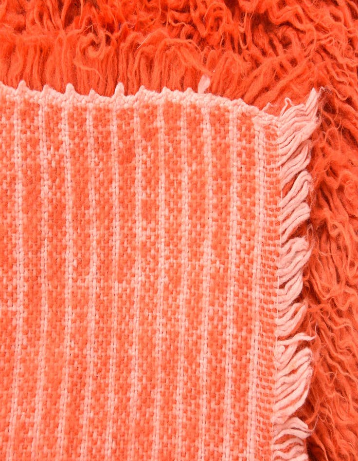 Detail image of  2' 2 x 4' 5  Hand Knotted Moroccan Wool Rug