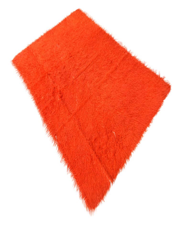 Detail image of  4' 3 x 6' 3  Hand Knotted Moroccan Wool Rug