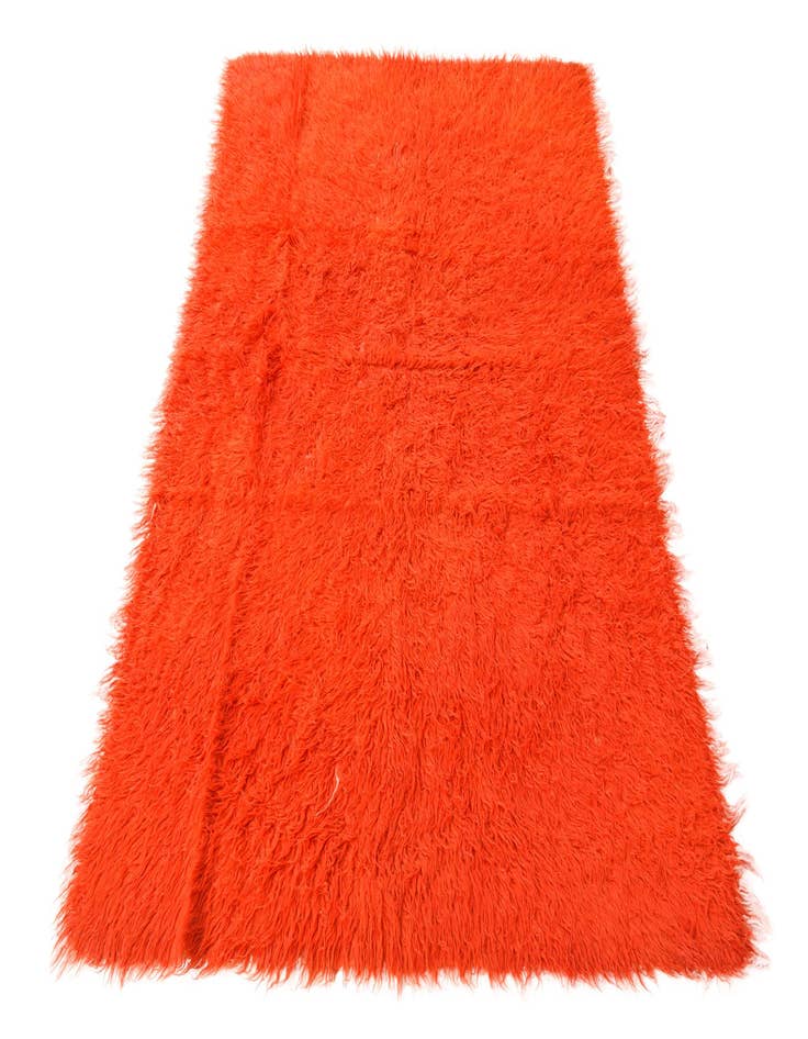 Detail image of  4' 3 x 6' 3  Hand Knotted Moroccan Wool Rug