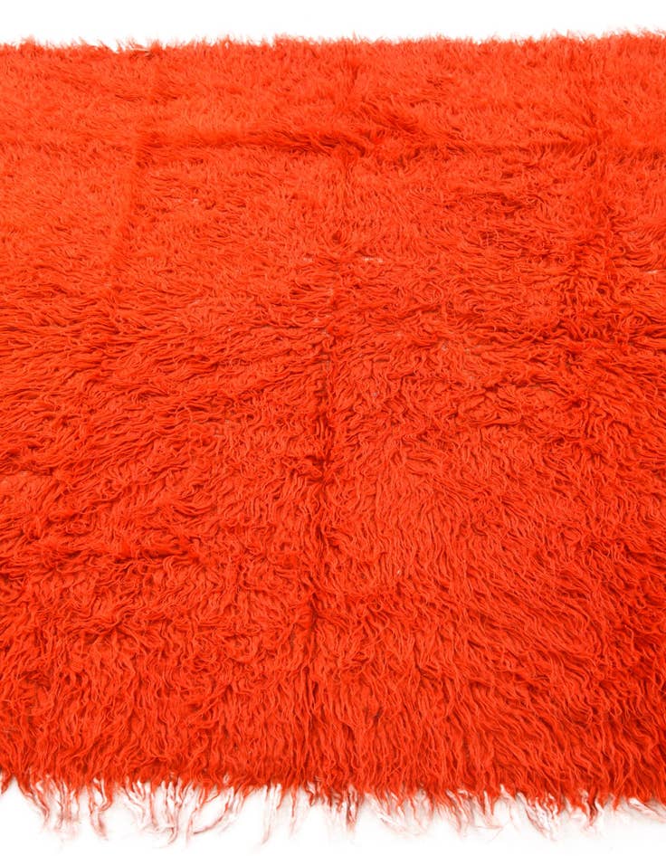 Detail image of  4' 3 x 6' 3  Hand Knotted Moroccan Wool Rug