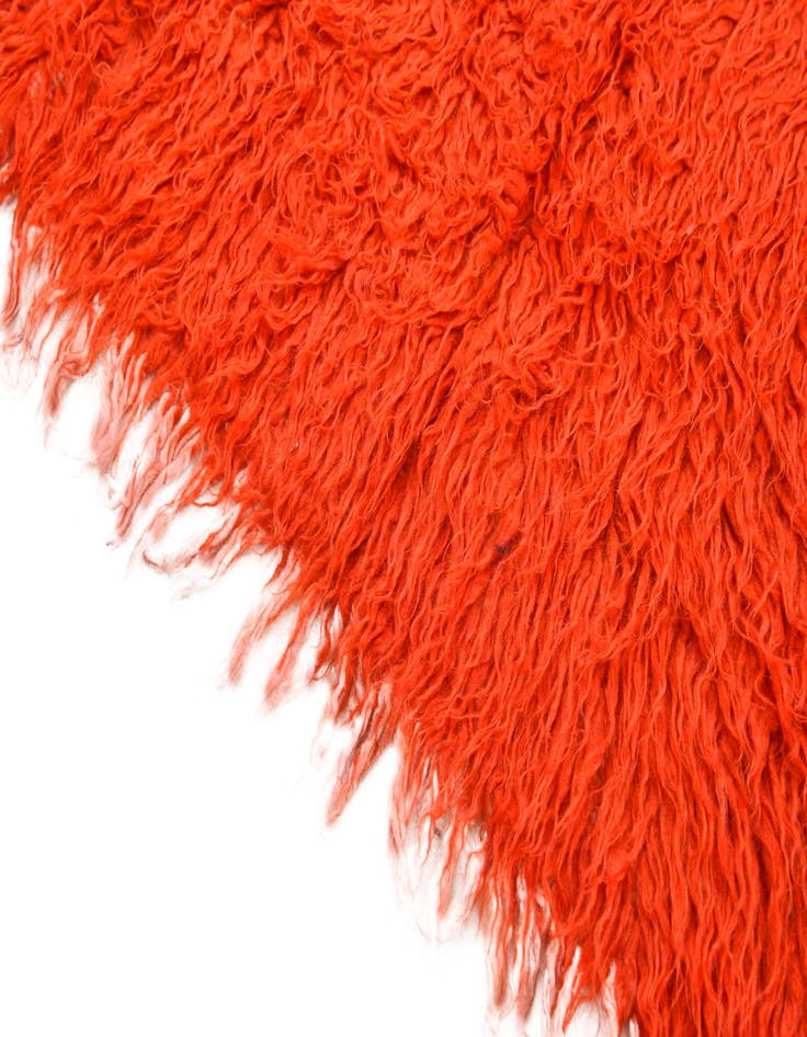 Detail image of  4' 3 x 6' 3  Hand Knotted Moroccan Wool Rug