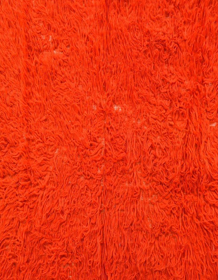 Detail image of  4' 3 x 6' 3  Hand Knotted Moroccan Wool Rug