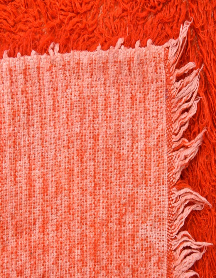 Detail image of  4' 3 x 6' 3  Hand Knotted Moroccan Wool Rug