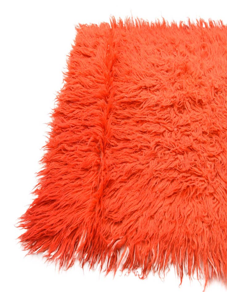 Detail image of  2' 7 x 4' 10  Hand Knotted Moroccan Wool Rug