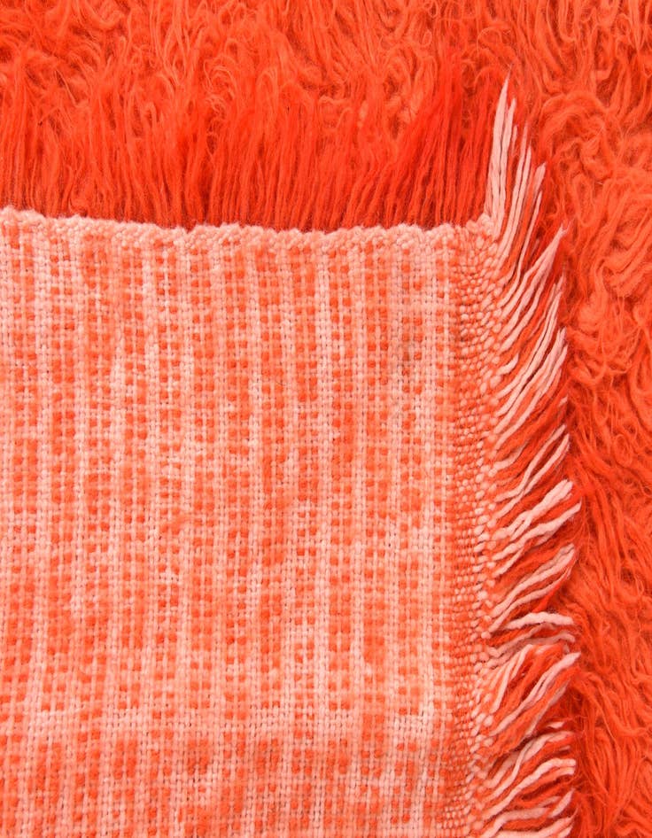 Detail image of  2' 7 x 4' 10  Hand Knotted Moroccan Wool Rug