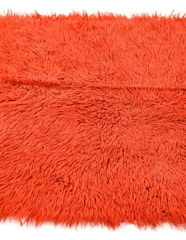 Detail image of  2' 6 x 5'  Hand Knotted Moroccan Wool Rug