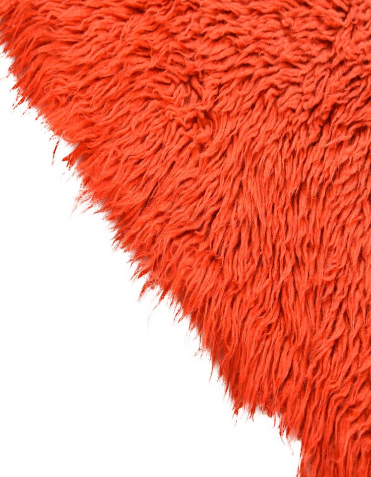 Detail image of  2' 6 x 5'  Hand Knotted Moroccan Wool Rug