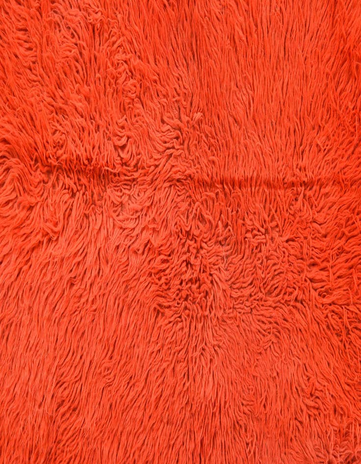 Detail image of  2' 6 x 5'  Hand Knotted Moroccan Wool Rug