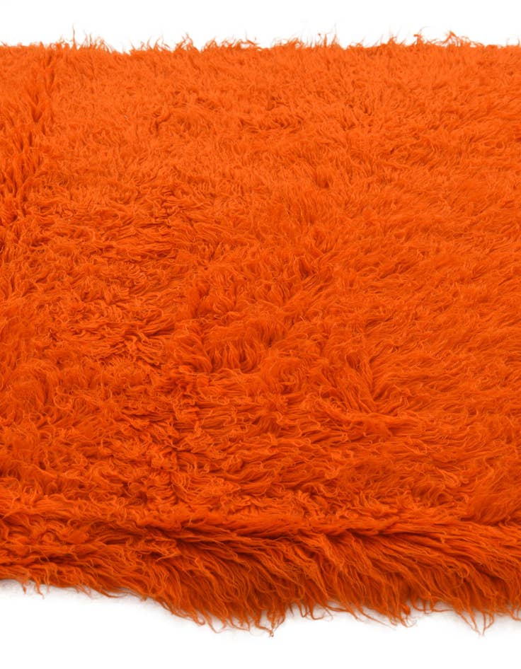 Detail image of  4' 1 x 7'  Hand Knotted Moroccan Wool Rug