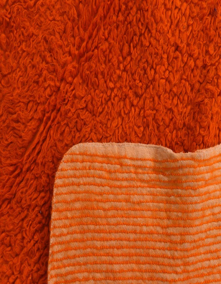 Detail image of  5' x 6' 5  Hand Knotted Moroccan Wool Rug