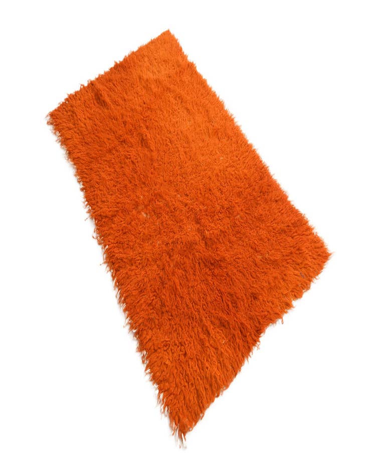 Detail image of  3' 1 x 4' 9  Hand Knotted Moroccan Wool Rug