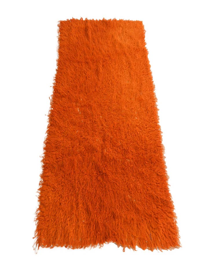 Detail image of  3' 1 x 4' 9  Hand Knotted Moroccan Wool Rug