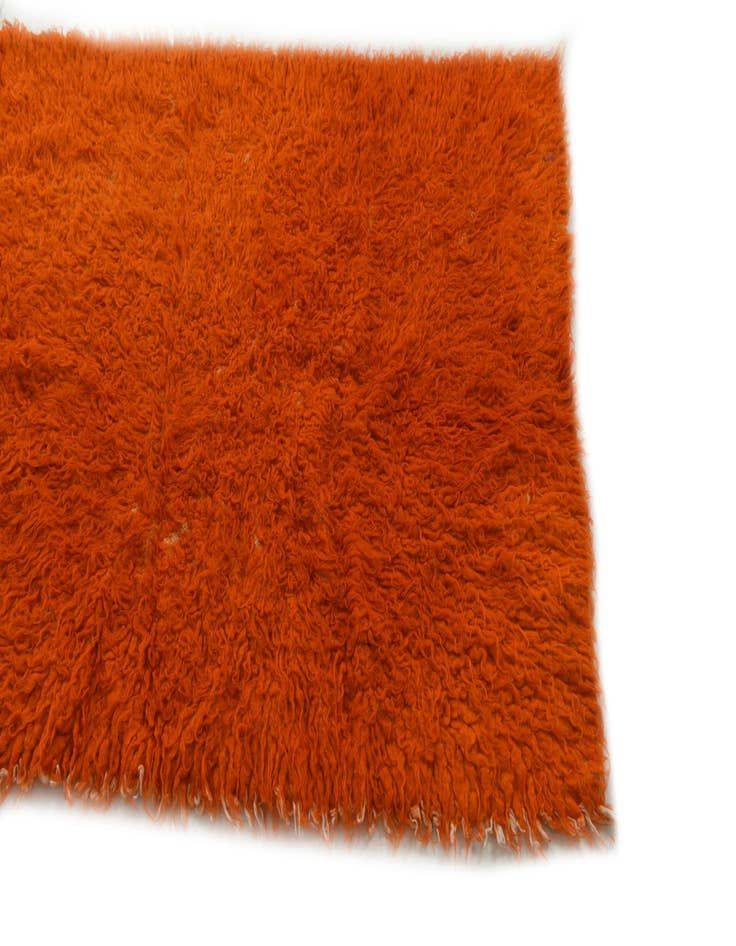 Detail image of  3' 1 x 4' 9  Hand Knotted Moroccan Wool Rug