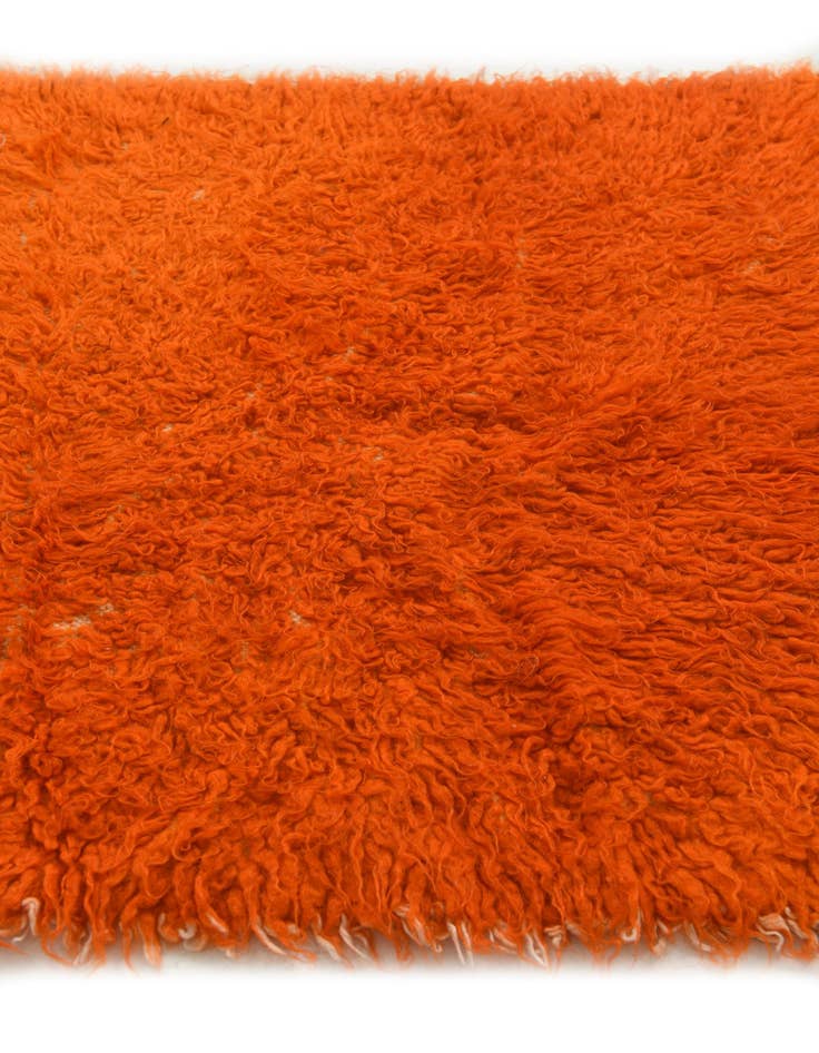 Detail image of  3' 1 x 4' 9  Hand Knotted Moroccan Wool Rug