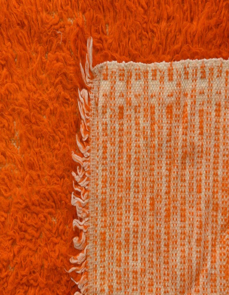 Detail image of  3' 1 x 4' 9  Hand Knotted Moroccan Wool Rug