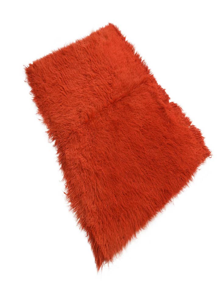 Detail image of  4' 2 x 5' 10  Hand Knotted Moroccan Wool Rug