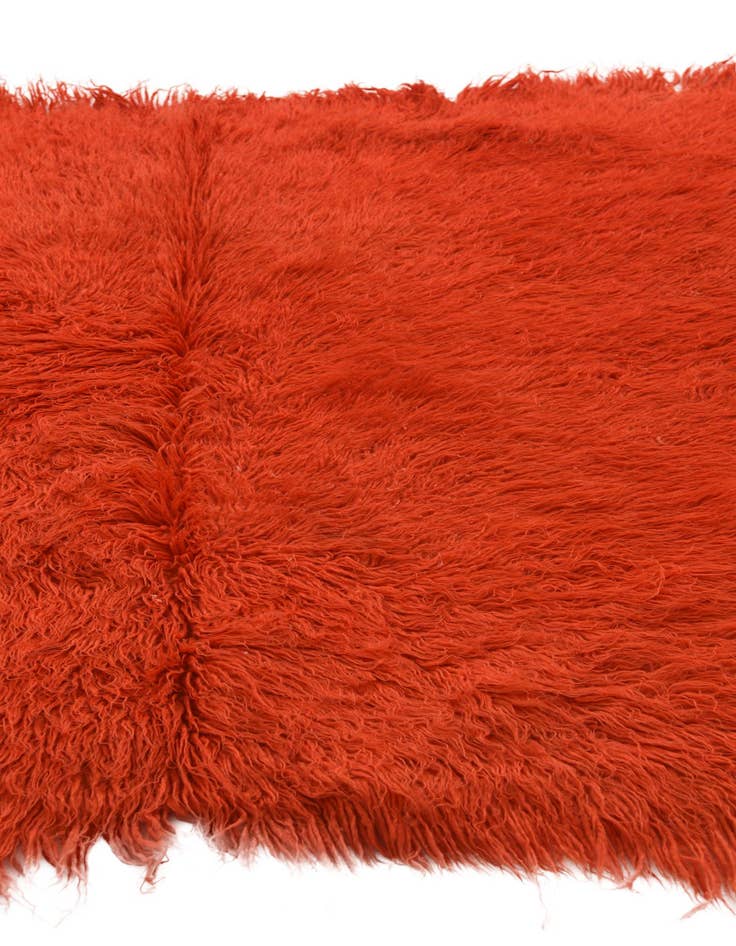 Detail image of  4' 2 x 5' 10  Hand Knotted Moroccan Wool Rug