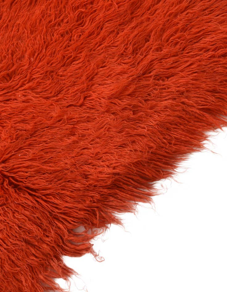 Detail image of  4' 2 x 5' 10  Hand Knotted Moroccan Wool Rug