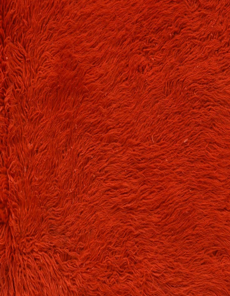 Detail image of  4' 2 x 5' 10  Hand Knotted Moroccan Wool Rug