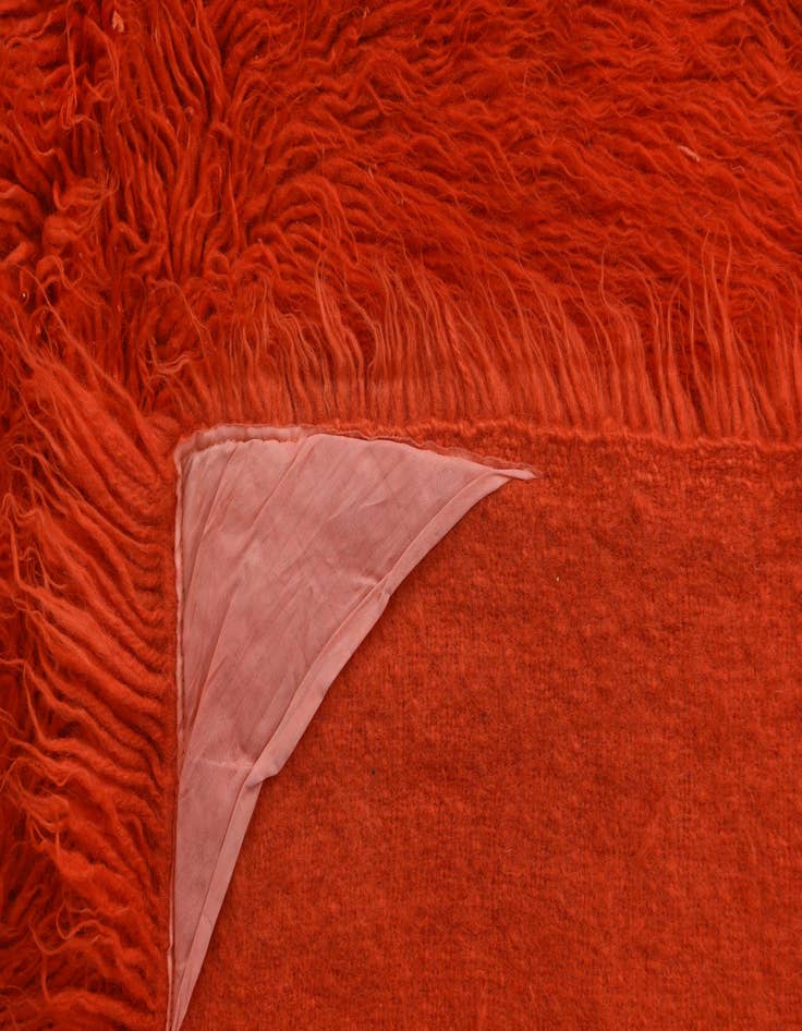 Detail image of  4' 2 x 5' 10  Hand Knotted Moroccan Wool Rug