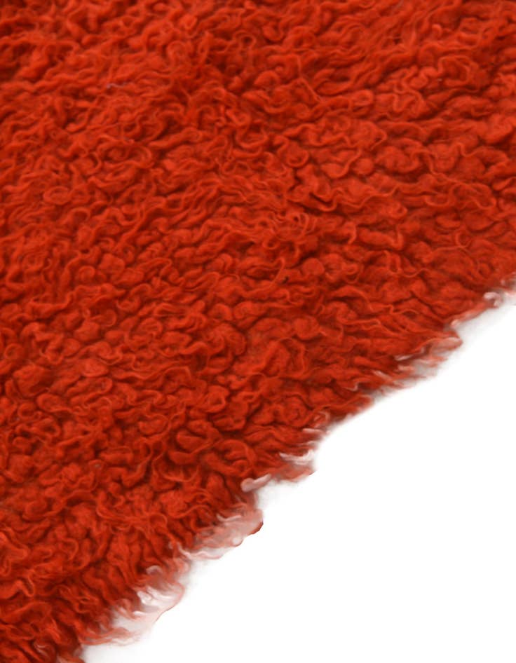 Detail image of  2' 8 x 5'  Hand Knotted Moroccan Wool Rug