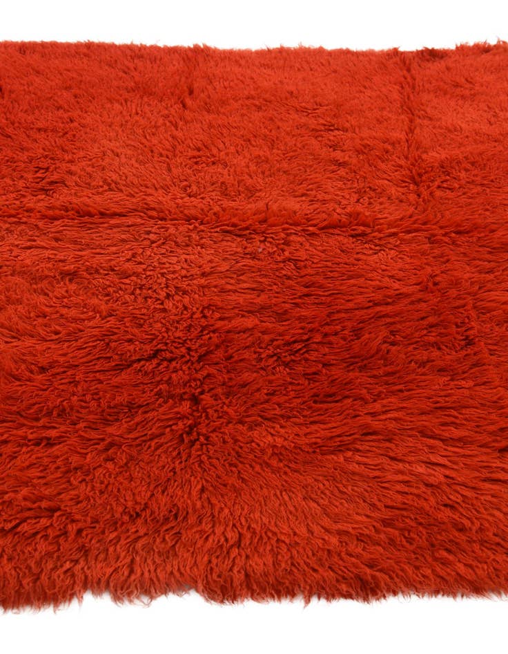 Detail image of  4' 10 x 6' 8  Hand Knotted Moroccan Wool Rug