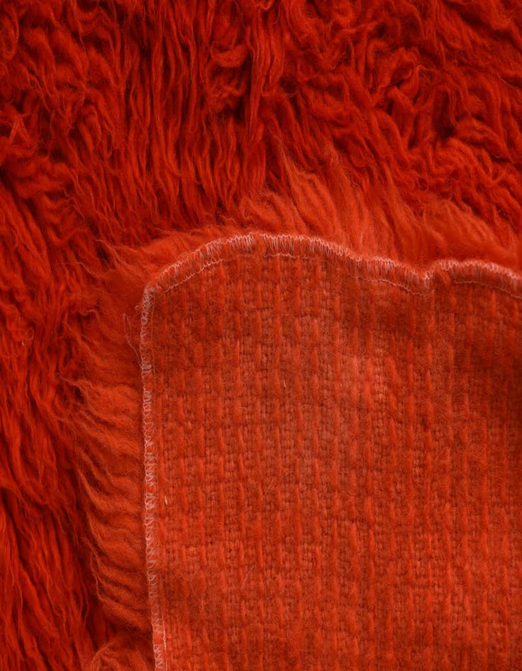 Detail image of  4' 10 x 6' 8  Hand Knotted Moroccan Wool Rug